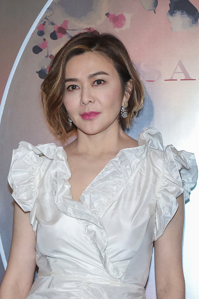 香港美女图片 不老女神关之琳白色连衣裙少女心 5