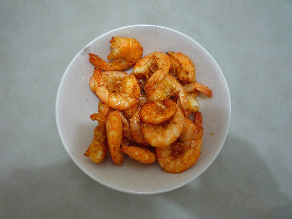椒盐土豆虾的做法 5