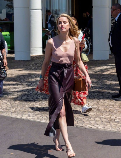 欧美美女图片 海后Amber Heard 戛纳电影节街拍图片 7
