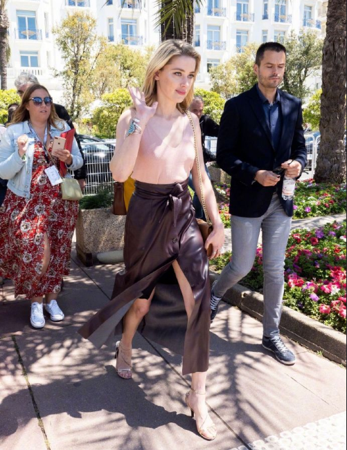 欧美美女图片 海后Amber Heard 戛纳电影节街拍图片 9