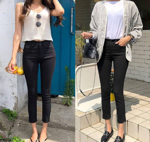 时髦简约的夏日穿搭牛仔搭配图片 7