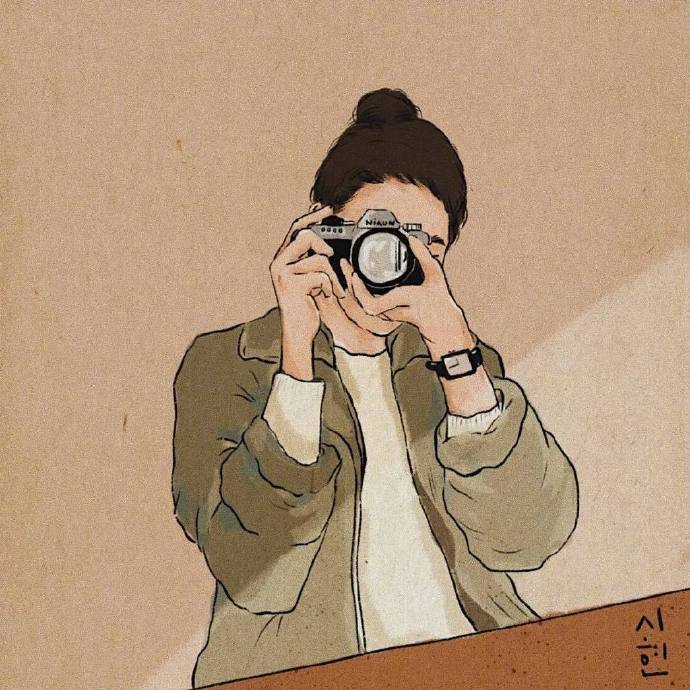 韩国插画师朴诗炫笔下甜美可人的气质少女头像 4