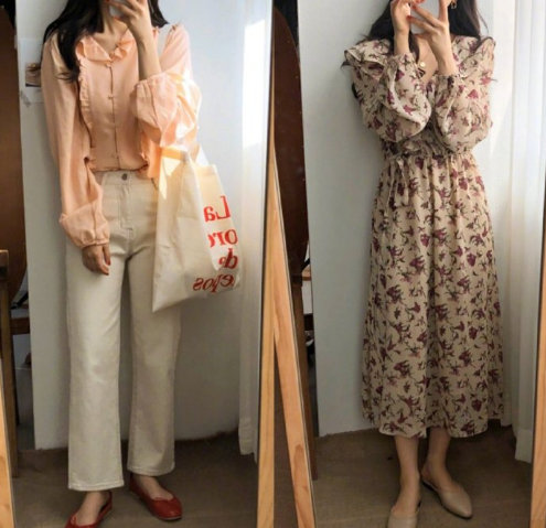 温柔又有元气美女图片 小清新旅游出行穿搭 5