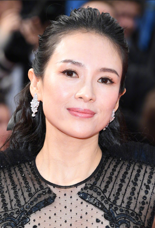 北京美女图片 中国女星章子怡黑色透视礼服图片 4