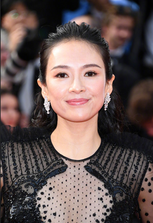 北京美女图片 中国女星章子怡黑色透视礼服图片 5