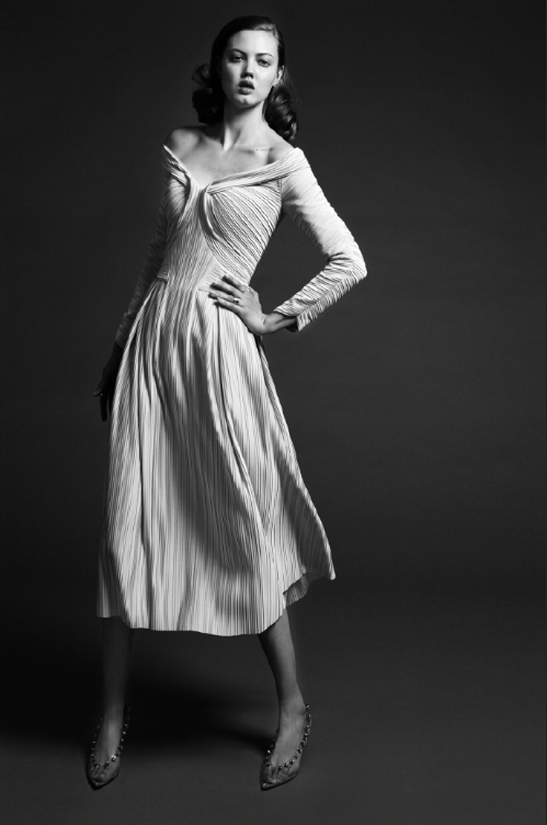 欧美美女超模Lindsey Wixson演绎Zac Posen2020早春度假 11