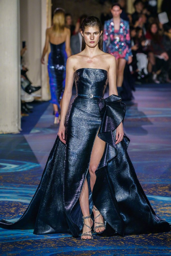 蓝色高定长裙Zuhair Murad Spring 2019 Couture 6