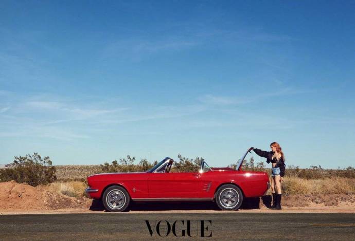 韩国美女图片 小野马金泫雅《Vogue》五月号性感 6
