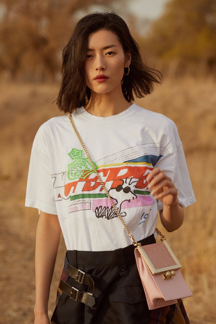 湖南美女图片 国际超模刘雯休闲写真图片 5