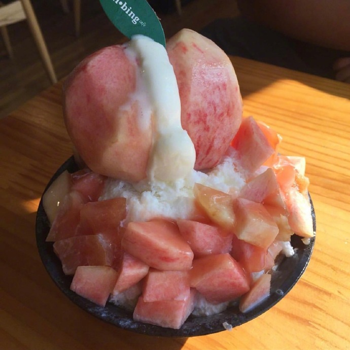 水蜜桃绵绵冰雪糕图片 3
