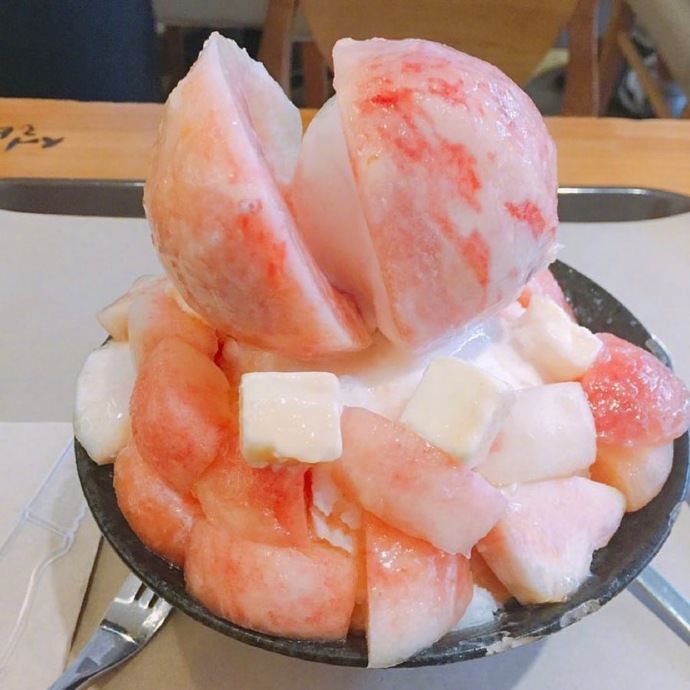 水蜜桃绵绵冰雪糕图片 8
