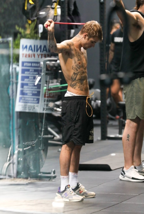 欧美男明星Justin Bieber贾斯汀&middot;比伯健身图片 5