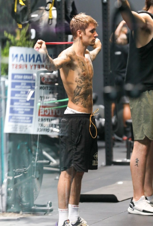 欧美男明星Justin Bieber贾斯汀&middot;比伯健身图片 6