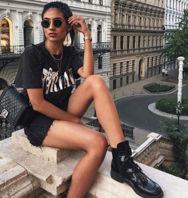 欧美美女图片 意大利女孩博主sonia日常私服穿搭 9