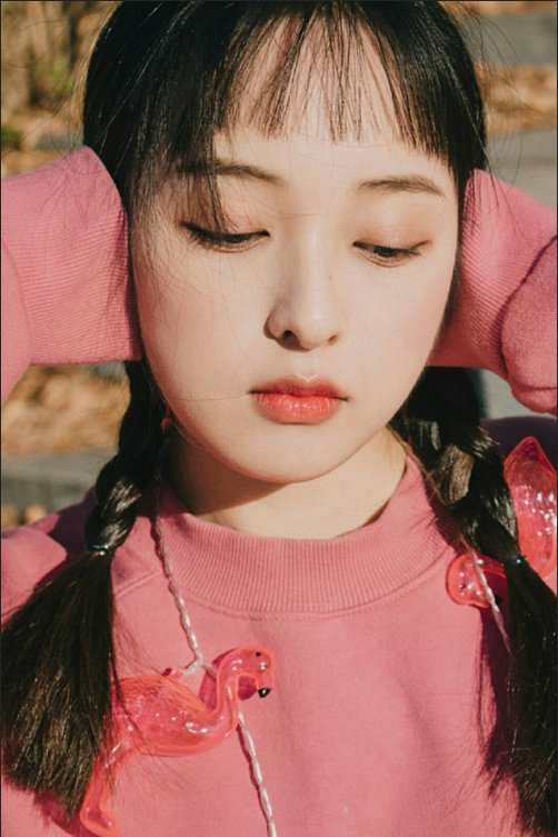 韩国美女图片 95后小美女金宝罗可爱图片 6