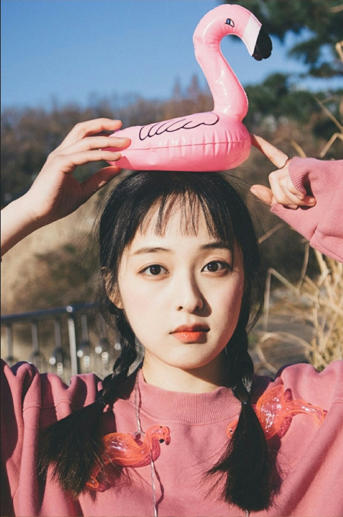韩国美女图片 95后小美女金宝罗可爱图片 7