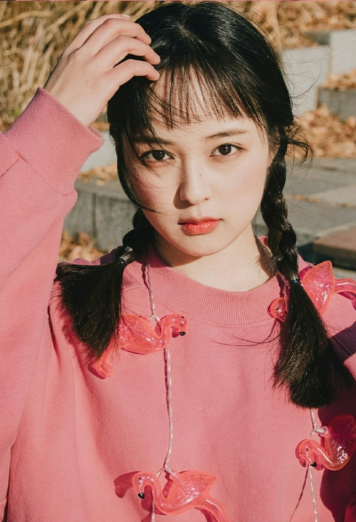 韩国美女图片 95后小美女金宝罗可爱图片 8