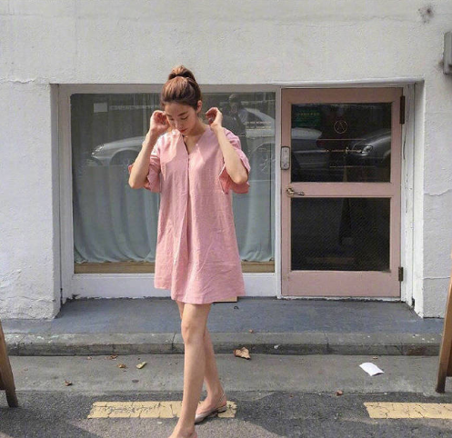 韩风chic穿搭气质美女图片 11