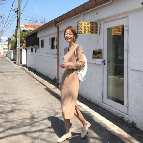 韩风chic穿搭气质美女图片 12
