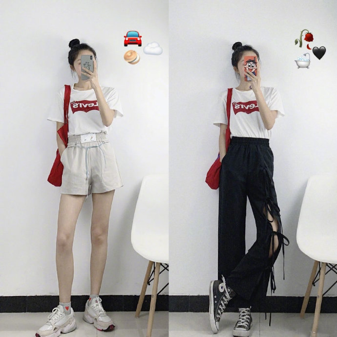 甜美女生图片 简约舒适的夏日穿搭 6