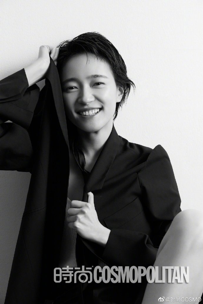 安徽美女图片 内地女明星焦俊艳 X《时尚cosmo》黑 7