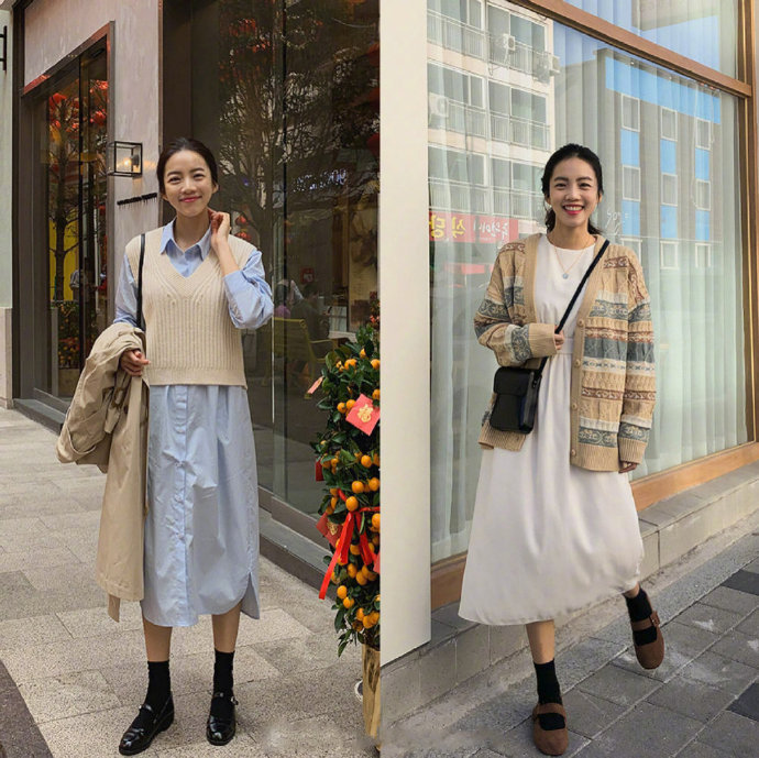 小清新美女图片 活力宝贝的通勤春装搭配参考 7