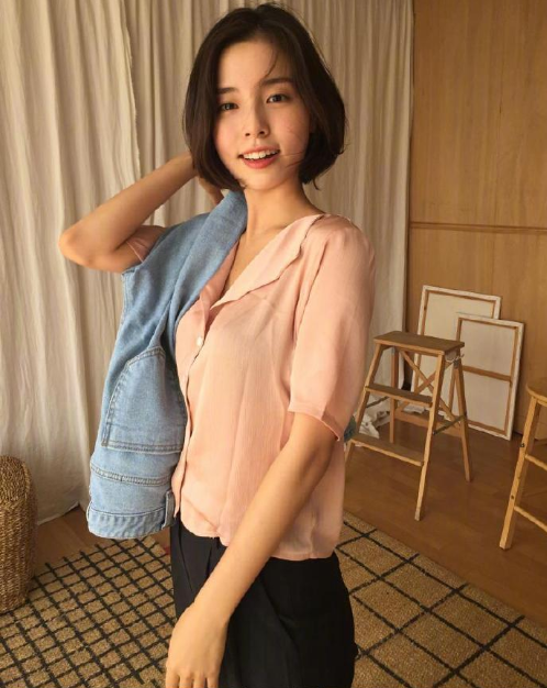 韩国美女图片 韩国短发时尚博主lazygy​​图片 9