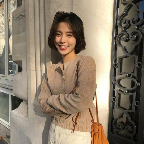 韩国美女图片 韩国短发时尚博主lazygy​​图片 10