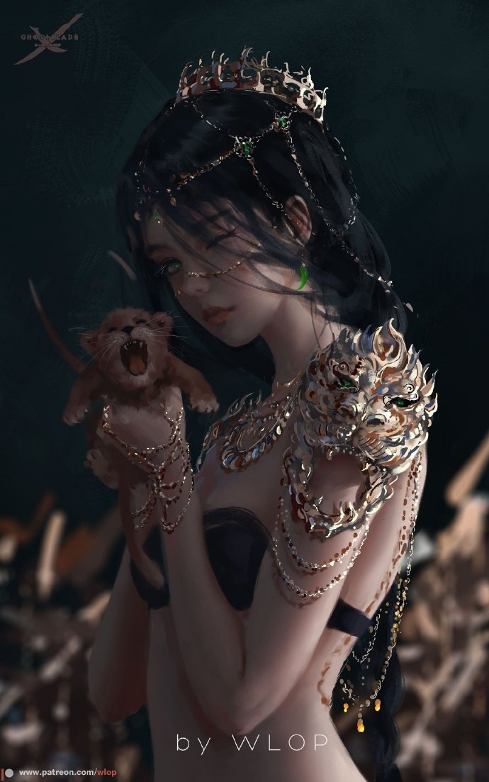 香港插画师 WL OP（王凌）绘画作品