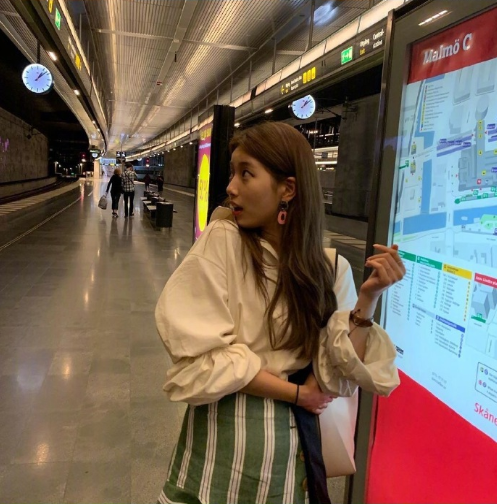 小仙女韩国美女裴秀智北欧旅行照 韩国女明星图 8