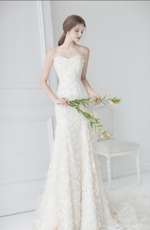 MICHAEL WEDDING白色婚纱图片 4