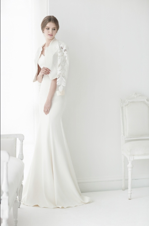 MICHAEL WEDDING白色婚纱图片 5