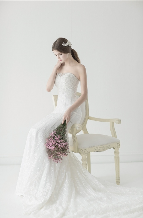MICHAEL WEDDING白色婚纱图片 7