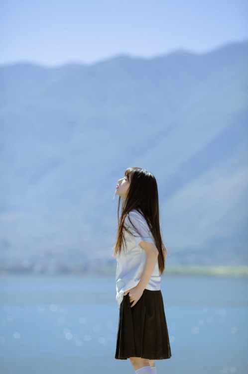 日系唯美风清纯美女图片 6