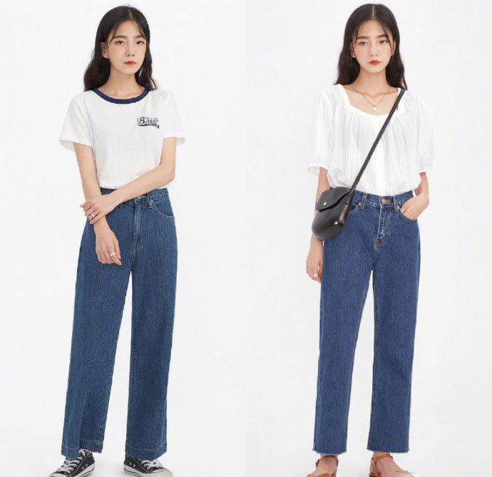 漂亮女人图片 时髦小姐姐日常穿衣搭配图片 2