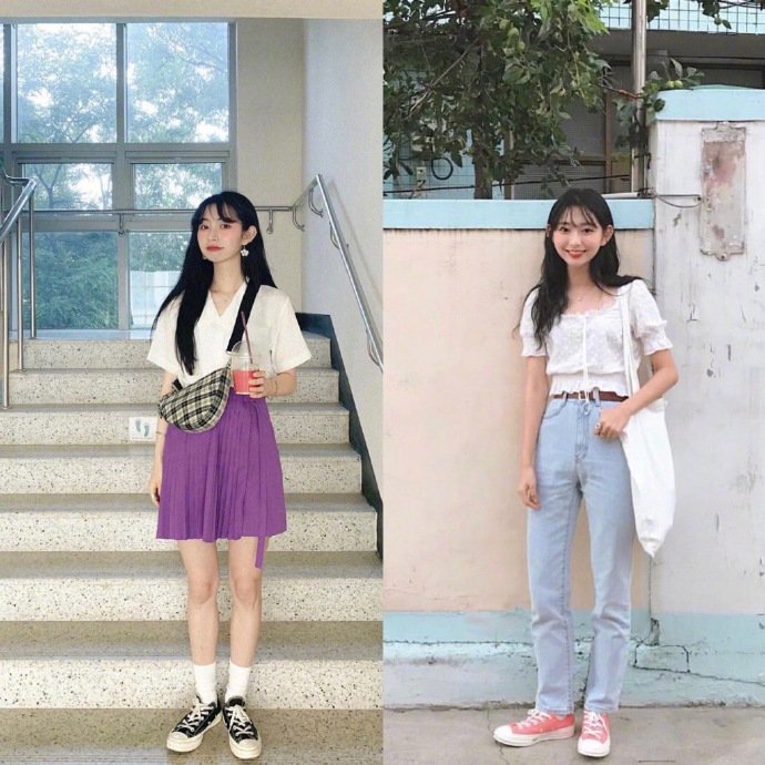 小个子女生的夏日穿搭 可爱美女图片 3