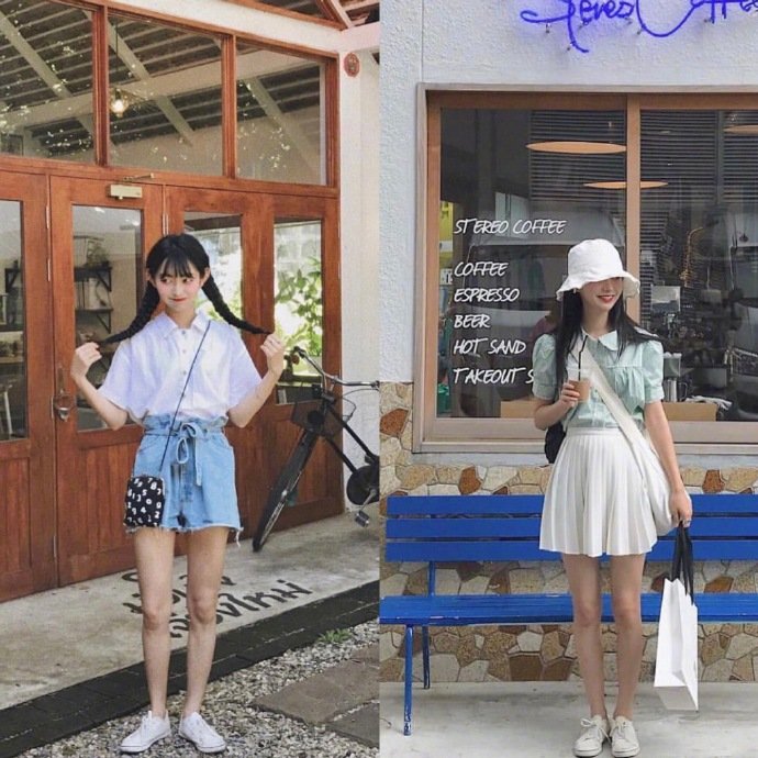 小个子女生的夏日穿搭 可爱美女图片 9