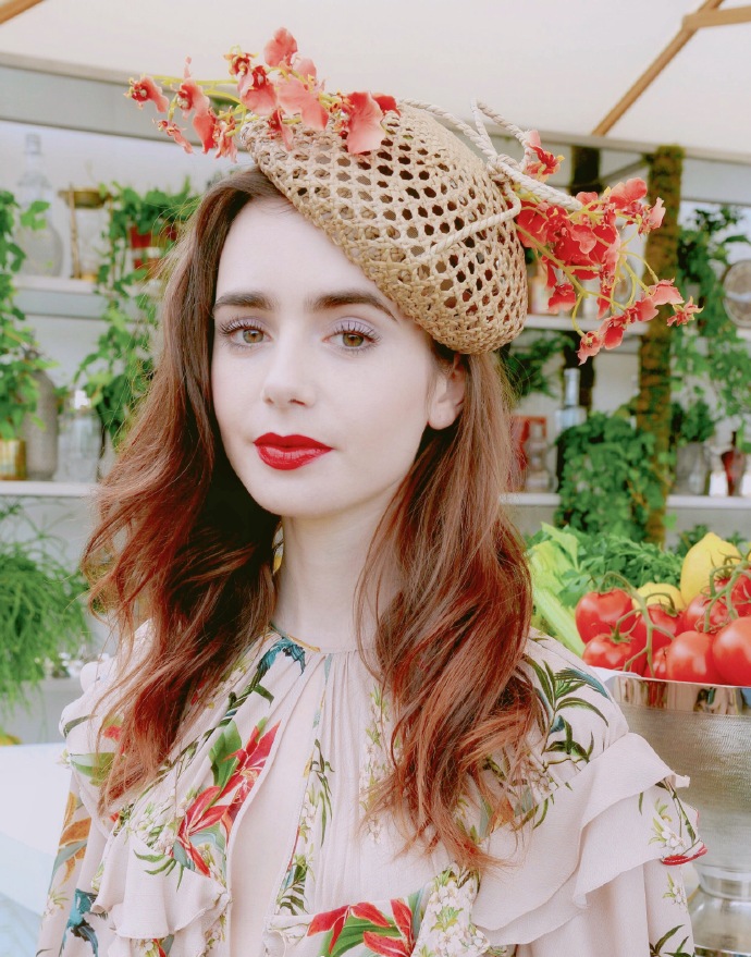 英国美女图片 复古美女Lily Collins图片 5