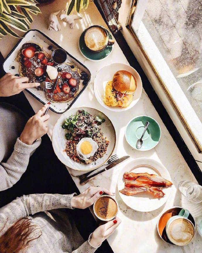 西式早餐美食图片 真希望每天被这样的早餐叫醒