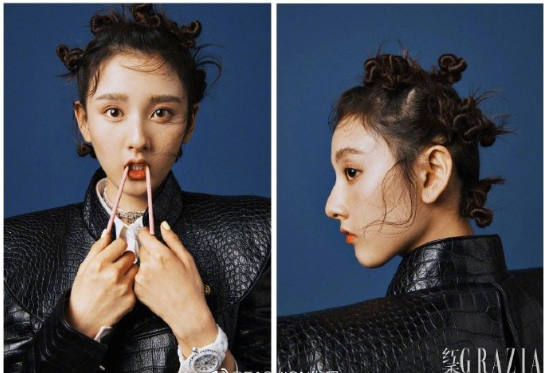 中国美女图片 女星欧阳娜娜林允宋祖儿《红秀》 3