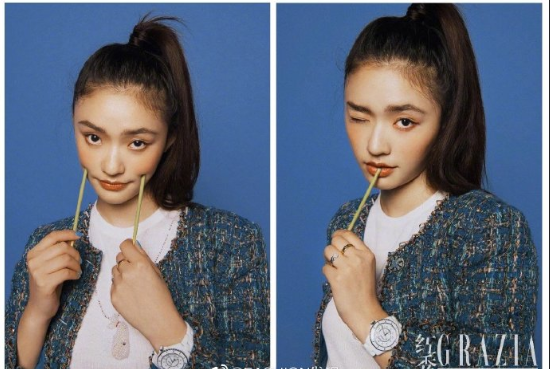 中国美女图片 女星欧阳娜娜林允宋祖儿《红秀》 4