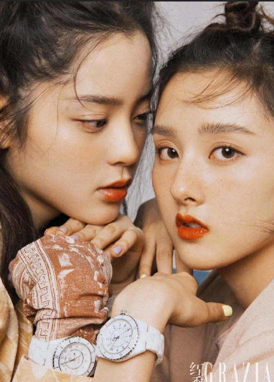中国美女图片 女星欧阳娜娜林允宋祖儿《红秀》 8