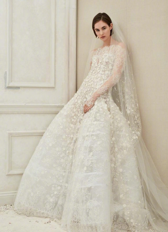 Oscar de la Renta2019秋冬婚纱图片 5