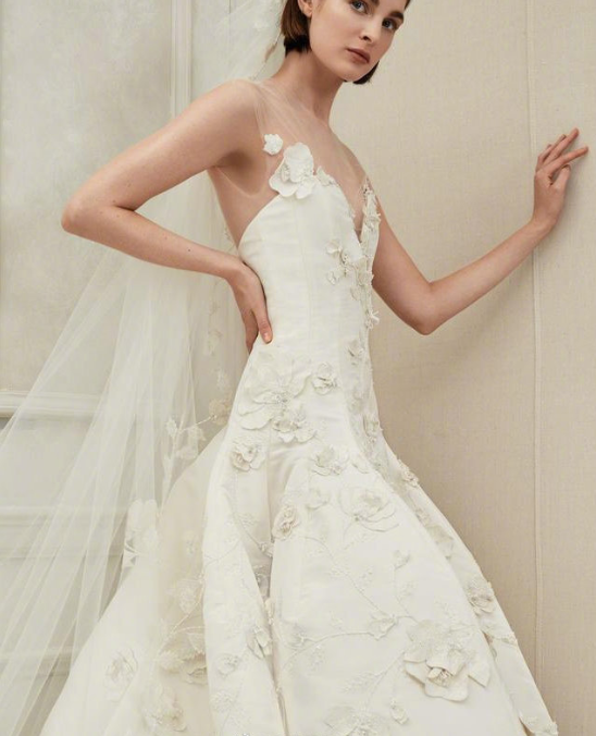 Oscar de la Renta2019秋冬婚纱图片 6
