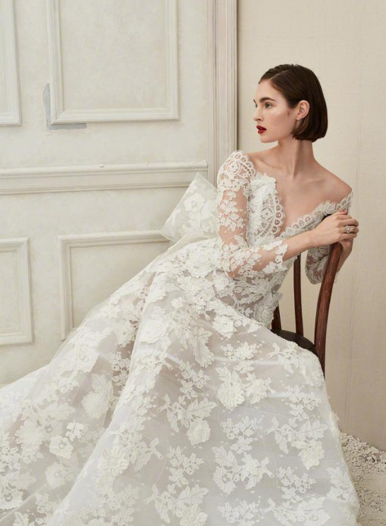 Oscar de la Renta2019秋冬婚纱图片 9