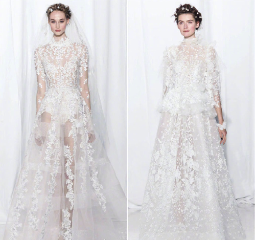 Reem Acra2019新款婚纱图片 4