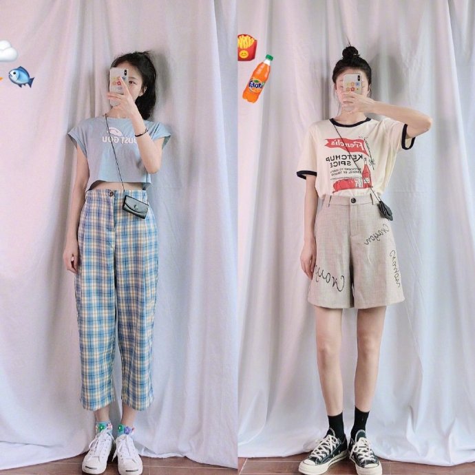 元气少女的夏日穿搭参考