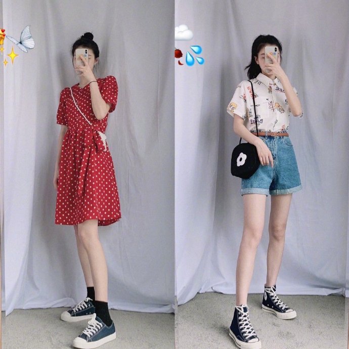 元气少女的夏日穿搭参考