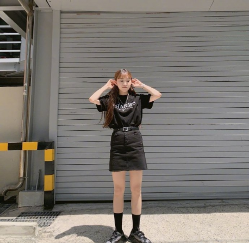 夏日美女图片 超有活力的少女学生穿搭参考 7