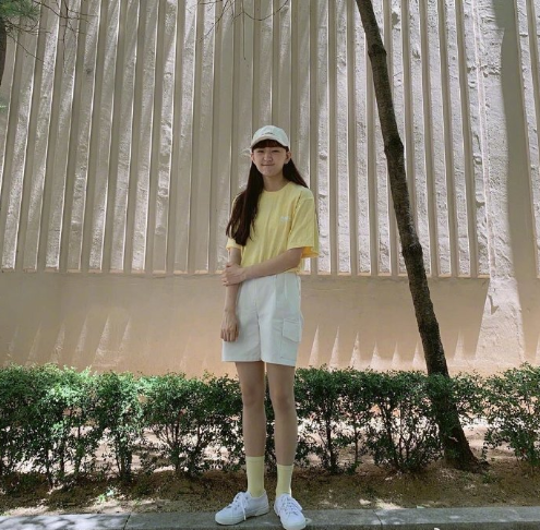 夏日美女图片 超有活力的少女学生穿搭参考 8